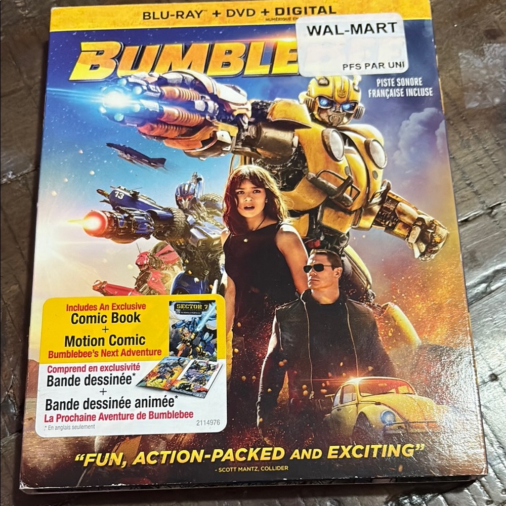 Bumblebee Blu-ray DVD Digital Combo 5/$20